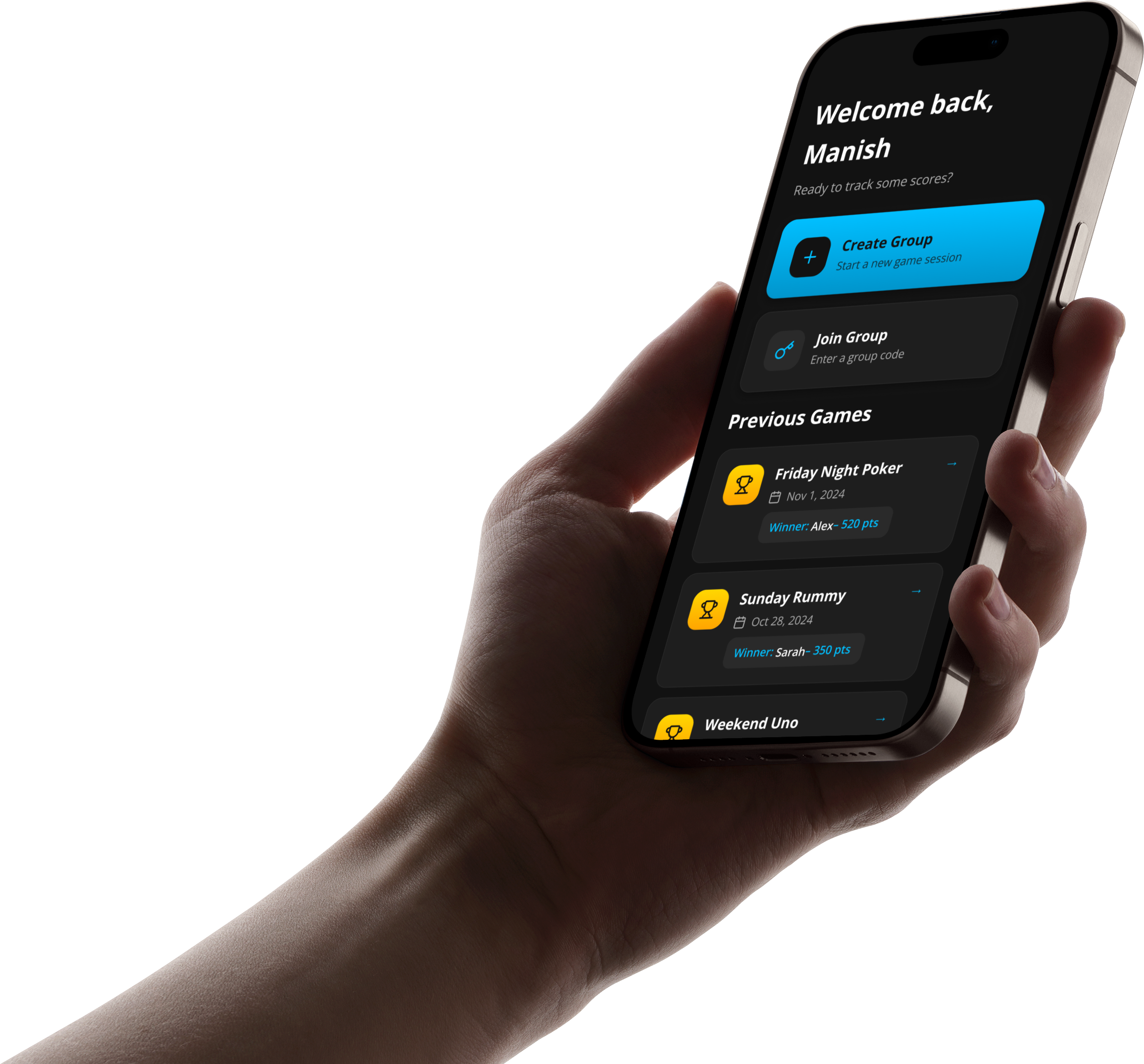 ScoreMate app preview
